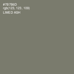#7B7B6D - Limed Ash Color Image